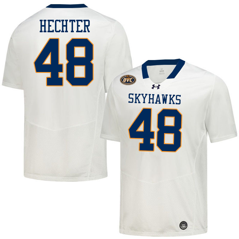 UT Martin Skyhawks #48 Cade Hechter College Football Jerseys,Uniforms-White